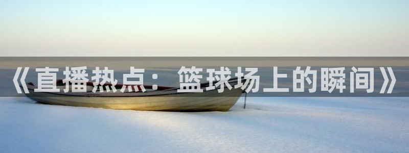 《直播热点：篮球场上的瞬间》